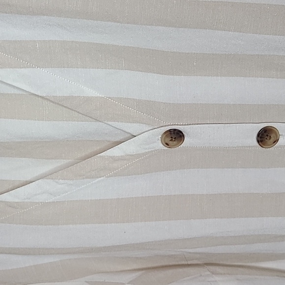 LOFT Striped Linen Dress - Picture 3 of 3